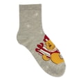 thumbnail image 2 of Disney Winnie the Pooh Women's Holiday Capri Socks, 5-Pack, Size 4-10, 2 of 8