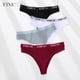 thumbnail image 2 of Tanga De Algodón Para Mujer FINETOO M-XL Ropa Interior De Cintura Sexy Confort Calzoncillos Lenceríapangjing, 2 of 4