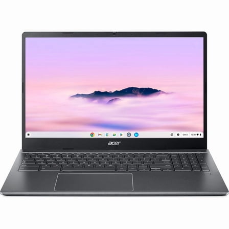 Acer Chromebook Plus 515 CBE595-2 - Intel Core 3 - 100U / up to 4.7 GHz - Chrome OS - Intel Graphics - 8 GB RAM - 256 GB SSD NVMe, 3D Triple-level Cell (TLC) - 15.6" IPS 1920 x 1080 (Full HD) - Wi-Fi 6E - steel gray - kbd: US