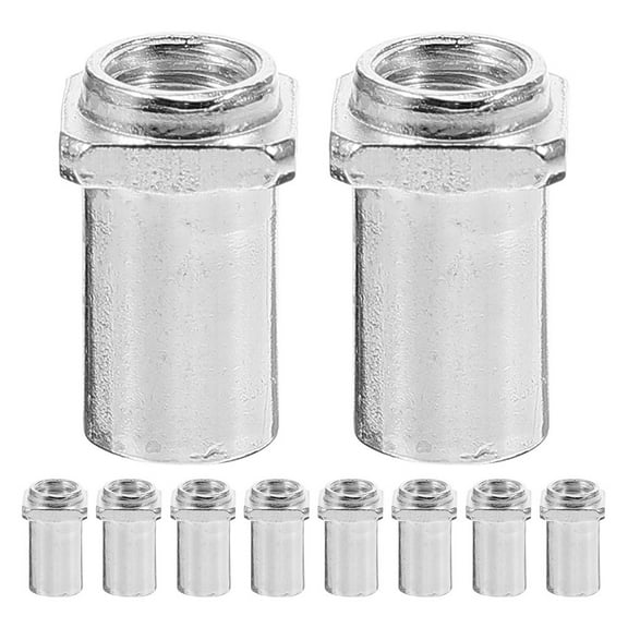 OFFIGAM 10Pcs Swivel Nuts for Tom Lug Iron Drum Accessories Metal Hardware