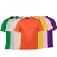 thumbnail image 4 of Camiseta de algodón de manga corta con cuello redondo y color sólido, 4 of 6