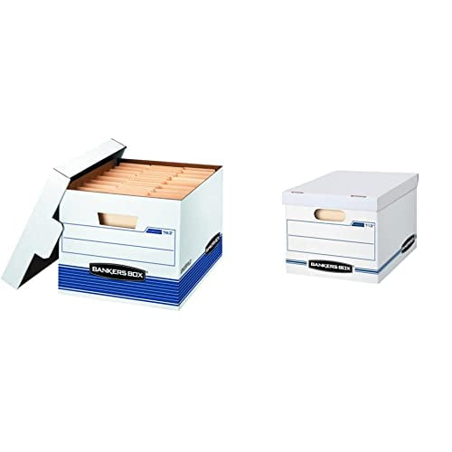 Bankers Box STOR/FILE Storage Boxes with Lids, Letter/Legal Size (30 Pack)
