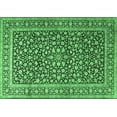 thumbnail image 1 of Ahgly Company Indoor Rectangle Persian Emerald Green Traditional Area Rugs, 2' x 4', 1 of 4