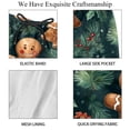 thumbnail image 4 of luoweisi Men's Beach Shorts Quick Dry Swim Trunks with Mesh Lining Christmas Gingerbread Man 2XL, 4 of 5