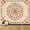 NO.00478, variant on Gojian Boho Floral Mandala Tapestry Wall Hanging Pink Bohemian Flower Medallion Tapestry Aesthetic Watercolor Hippie Indian Small Tapestries for Bedroom Living Room Dorm Decor