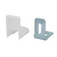 thumbnail image 3 of Uxcell 28mmx17mmx28mm Plastic L Shaped Cover Right Angle Corner Brace White 10pcs, 3 of 3