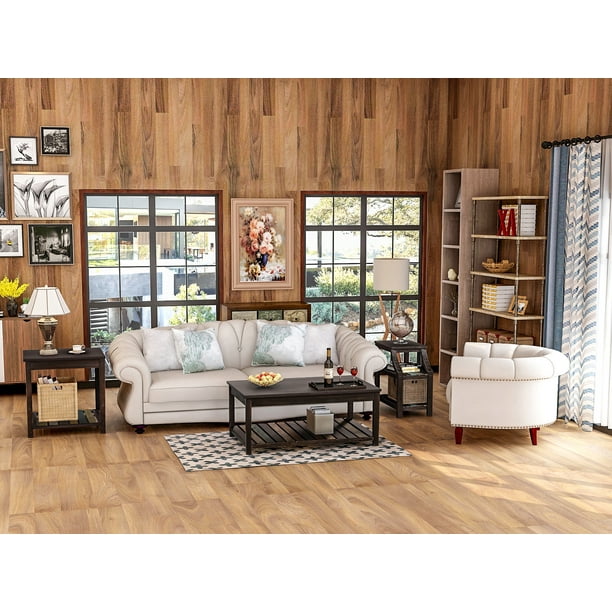 Clearance 43 X 37 X 18 Wood Coffee Table Natural Wooden Simple Design Studio Collection Deluxe Rectangular Coffee Table W Spacious Lower Shelf For Storing Books Magazines 140lbs S13997 Walmart Com Walmart Com