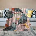 thumbnail image 2 of FUMJ Pigeon Blankets, Super Soft Flannel Fuzzy Blanket for Couch Sofa, Luxury Cozy Lightweight Throw Blanket, 2 of 6