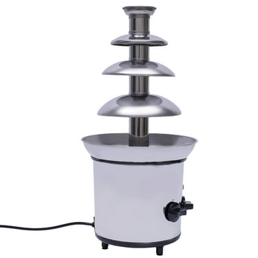 170W Chocolate Fountain Machine,4 Tier Stainless Luxury Cater Cheese Cascading Fondue 110v/50hz