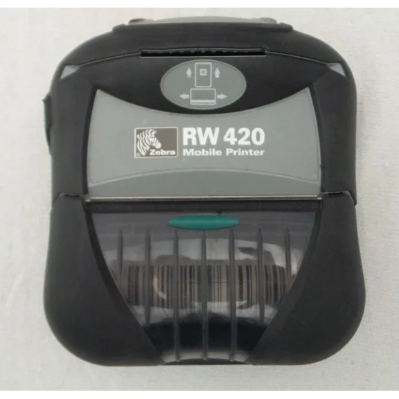 Restored Zebra RW420 Mobile Printer 4.09" Direct Thermal, 203 dpi, 802.11b WiFi, Magnetic Stripe Reader, 8MB Flash, 16MB RAM, P/N: R4A-0UMA010N-00 (Refurbished)
