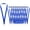 Blue, variant on 24-pack Green Breakaway Lanyards for id Badges, Polyester Neck Straps for ID Cards, Keys, Office, School & Events