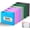 Multicolor, variant on Plastic Expanding File Pockets,5 Pack File Pockets Letter Size
