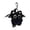 Black 1Pack, variant on Gothic Wing Backpack Keychain, Big‑Eye Bag Charm Pendant for Student Daily Accessories, 5.11 inch, Black 1Pack