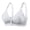 Gray, variant on Plus Size Cup Printed BraMiddle-Aged Wireless Cup Bra