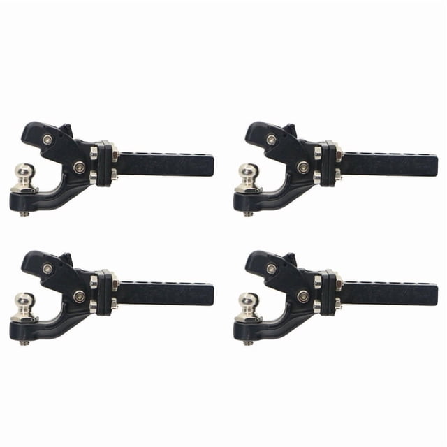 4X Enganche de Gancho de Remolque para 1:10 Scx10 90046 90047 Trx4 Rc Crawler Car