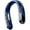Blue, variant on Portable Wearable Bladeless Neckband Fan Necks Fan Miniature Air Conditioners USB Rechargeable Cooling Device