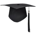 thumbnail image 1 of CUITING Chapeau de Collation des Grades Unisexe pour Adulte avec Franges pour Collège & École 4 - Col-, 1 of 8