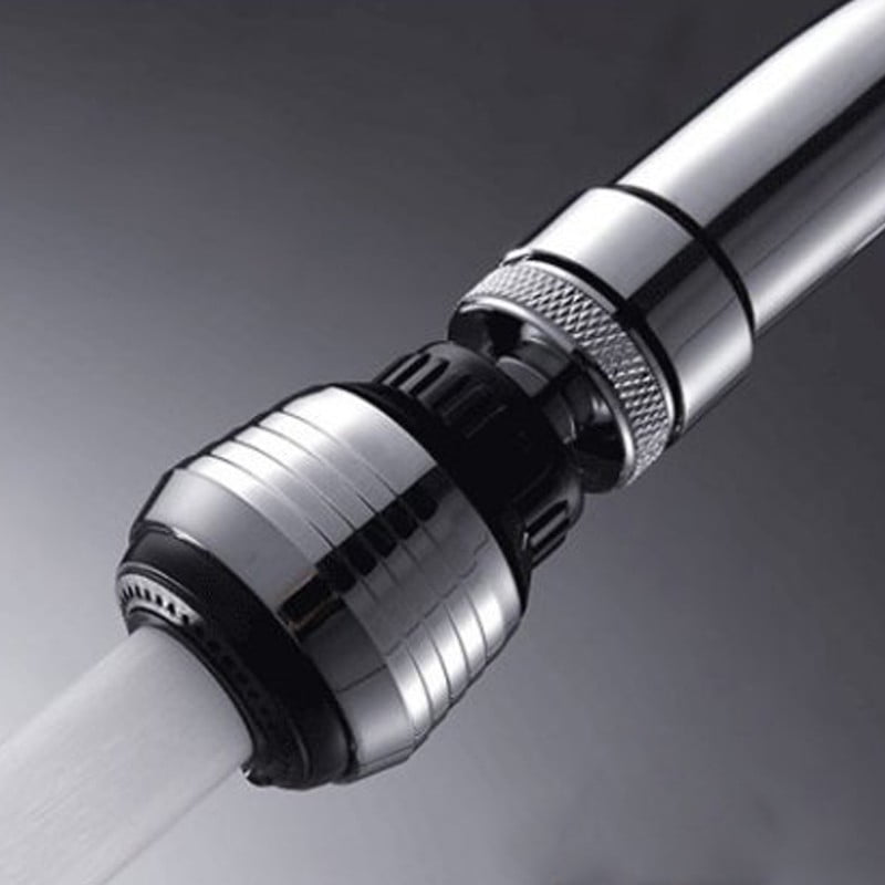 360 Degree Rotate Faucet Nozzle Filter Water Saving Bubbler Kitchen Supply
