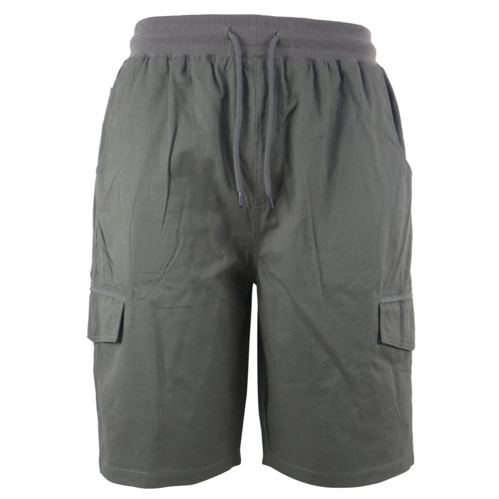 cargo shorts with elastic waist