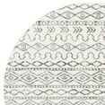 thumbnail image 6 of SAFAVIEH Tulum Kade Distressed Geometric Area Rug, Ivory/Grey, 6'7" x 6'7" Round, 6 of 8
