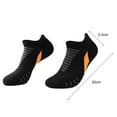 thumbnail image 6 of SPRING PARK Men Sock Mens Ankle Athletic Socks Low Cut Week Summer Contrast Color Socks for Sports Running, 6 of 8