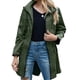 thumbnail image 2 of Chaqueta ligera impermeable para mujer, gabardina para exteriores con capucha, cortavientos ligero y resistente al viento., 2 of 5