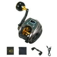 thumbnail image 1 of Carrete Carrete de pesca Baitcasting de fibra de carbono recargable USB 9 + 1BB Carrete de pesca elé EXBERT Carrete, 1 of 7