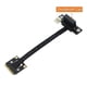 thumbnail image 4 of Mini PCIe to PCI-E 1X 270 Degree Adapter Cable 20cm PCIE3.0 Extension Cable with 4Pin to SATA Power, 4 of 5