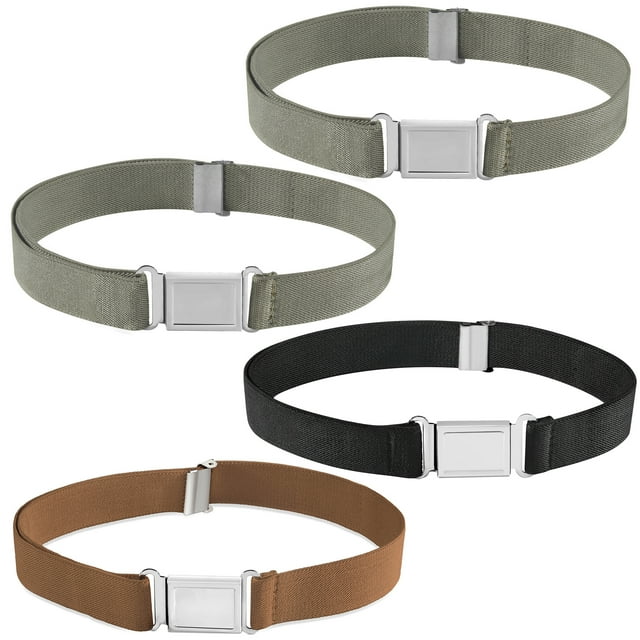 Buyless Fashion Kids Boys Toddler Adjustable Elastic Belt With Magnetic Buckle