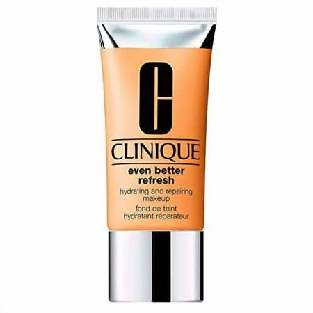 Clinique Even Better Refresh Foundation Makeup for All Skin, Full Coverage, Natural Finish, Oil-Free, Long-Lasting, Yellow 1 oz