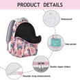 thumbnail image 4 of Butterfly Themed Bookbag for Women - Lightweight Backpack with Large Capacity, Padded Straps, Perfect for Commuting, 4 of 6