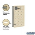 thumbnail image 2 of Salsbury Industries 19065-18SRK Cell Phone Storage Locker - 6 Door High Unit (5 Inch Deep Compartments) - 18 A Doors - Sandstone - Recessed Mounted - Master Keyed Locks, 2 of 4