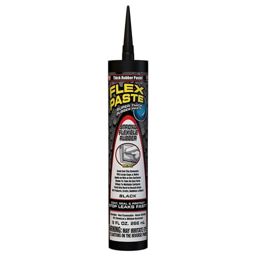 Flex Seal Flex Paste Waterproof, PFSBLKR10 Black 9 oz