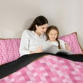 thumbnail image 5 of Feelyou Pixelated Blocks Miners Twin Comforter Sets, Pink Brown Camo Bedding Set, 2-Piece, 5 of 8