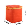 thumbnail image 3 of Oggfader Orange Oxford Cloth Storage Bag 240L - Large Capacity Moving Packing Bag with Zipper, Compression Layer & Handles for Clothes, Quilts, Luggage, 3 of 6