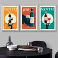 thumbnail image 2 of wall26 Framed Canvas Print Wall Art Set Deco Chic Fashionable Wine Posters Drinks &amp; Cocktails Food Illustration Modern Art Decorative Contemporary for Living Room, Bedroom, Office - 24"x36&q, 2 of 5