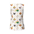 thumbnail image 6 of Goofa Funny Chicken Printed Womens Workout Tops for Women Sleeveless Yoga Shirts Athletic Running Tank Tops Sleeveless Gym Clothes Workout Apparel-X-Large, 6 of 9