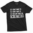 thumbnail image 3 of Retirement T-Shirt Mens Retired Dad Mom Grandpa Grandma Shirt Retiree Funny Tee, 3 of 6