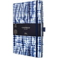 thumbnail image 1 of Castelli QC6BM-001 Shibori Medium A5 Notebook, Ruled, Jute, 1 of 4