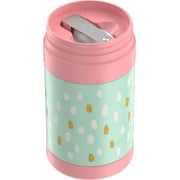 Thermos Stainless Steel Vacuum Insulated Food Jar with Spoon, Painted Dots, 16oz