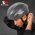 thumbnail image 4 of Bicicleta MTB bicicleta casco cubierta impermeable casco portátil cubierta reflectante (gris) Tmvgtek Nuevos Originales, 4 of 9