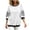 White, variant on Posijego 3/4 Sleeve Sweatshirts for Women Oversized Sweatshirt Crew Neck Summer Casual Pullover Sweatshirt Fall Tops