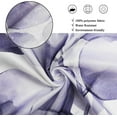 thumbnail image 4 of Purple Leaf Shower Curtain, Lavender Watercolor Eucalyptus Leaves Botanical Plants Bathroom Curtain Waterproof Fabric Machine Washable with Hooks, 84" Wx72 L, 4 of 6