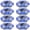 Blue & Red, variant on Solar Deck Lights Outdoor 2 Modes LED Dock Driveway Markers Light Waterproof for Step Ground Walkway Stair Pathway Yard Garden Road  (Cool White/Warm White)