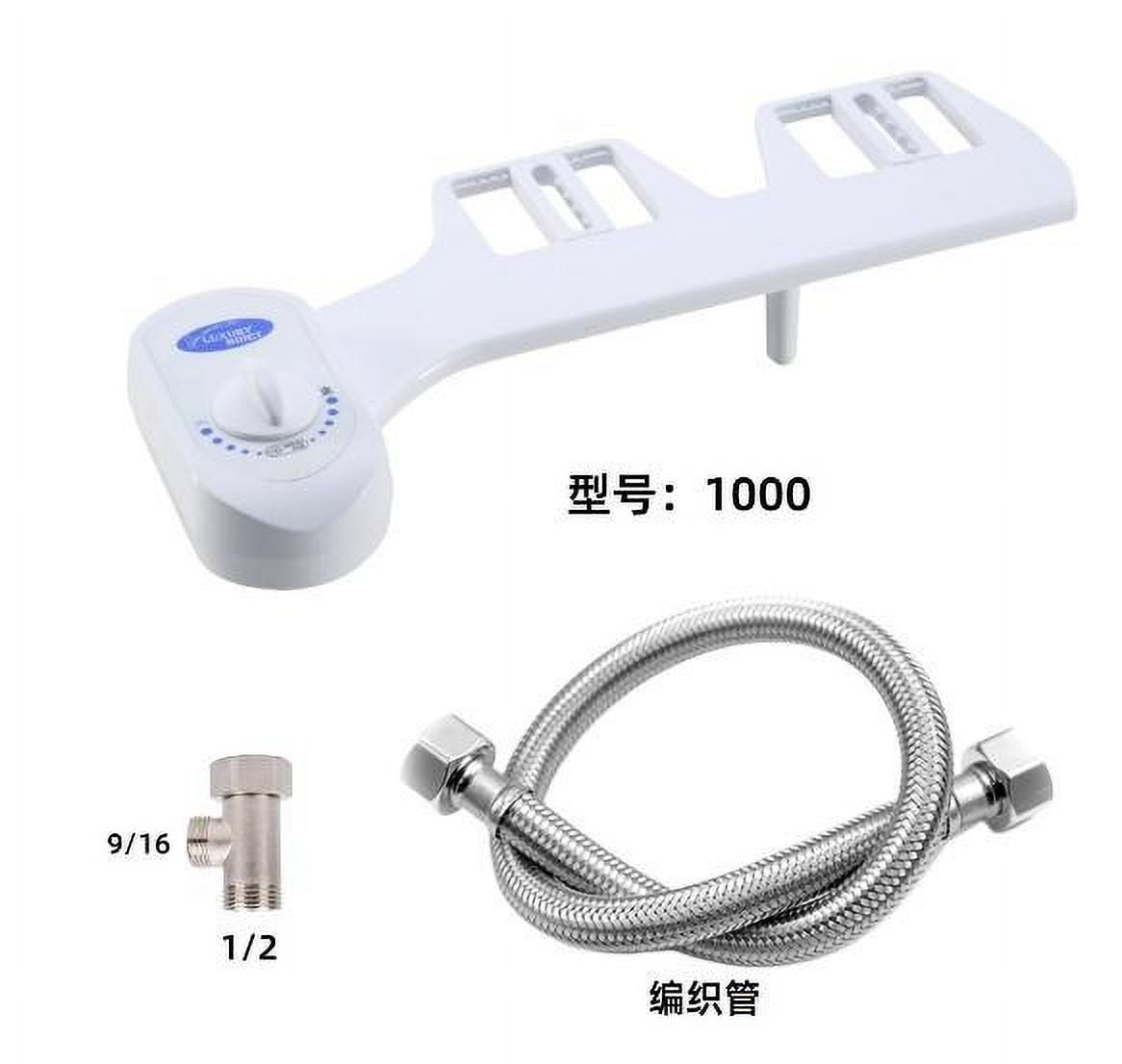 JilgTeok New Bidet Fresh Water Spray Mechanical Bidet Toilet Seat Attachment Non-Electric to Refresh Your Space