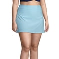 thumbnail image 3 of Lands' End Women's Plus Size Chlorine Resistant Swim Skirt Swim Bottoms Seersucker, 3 of 3