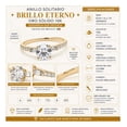 thumbnail image 2 of Anillo De Compromiso De Oro 10k Con Piedra Zirconia, 2 of 5