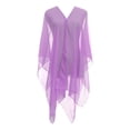 thumbnail image 5 of Hrsba Womens Summer Cover Up Solid Color Breathable Beach Sun Protection Cover Up Dress Casual Summer Tops for Women, 5 of 7