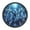 Three Blue Wolves, variant on Voice Activated Clock with Glow Light 12 Inch Large Silent Wall Clock Battery Operated for Home Decor Three Blue Wolves