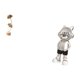thumbnail image 5 of Escultura Nórdica Abstracta De Hoja De Metal Con Figura De Astronauta, Adorno Creativo De Mesa Para Decoración Moderna De Hogar, Fiesta, Chimenea Y Estante., 5 of 8
